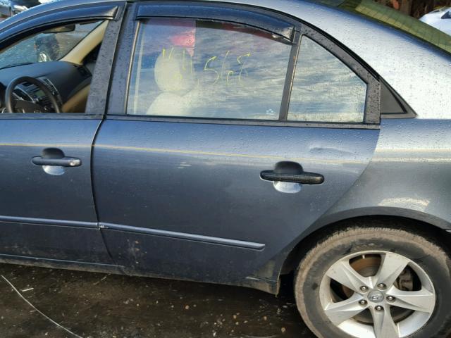 5NPET46C69H511220 - 2009 HYUNDAI SONATA GLS GRAY photo 9