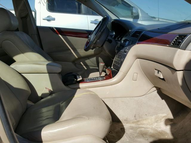 JTHBF30G130121029 - 2003 LEXUS ES 300 BEIGE photo 5