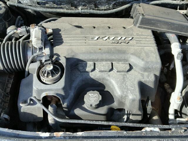 2CNDL73F976091333 - 2007 CHEVROLET EQUINOX LT BLACK photo 7