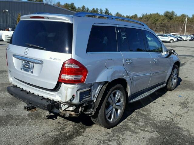 4JGBF2FE7BA748405 - 2011 MERCEDES-BENZ GL 350 BLU SILVER photo 4