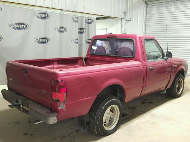 1FTCR10A0TTA40678 - 1996 FORD RANGER RED photo 4