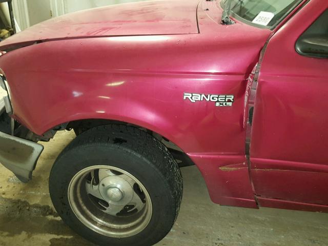 1FTCR10A0TTA40678 - 1996 FORD RANGER RED photo 9