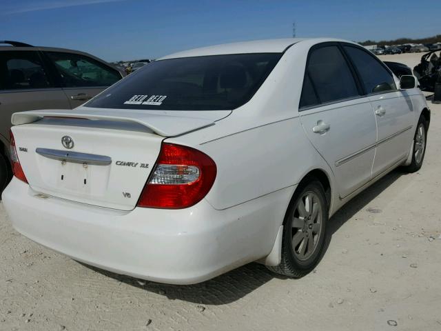 4T1BF30K53U037354 - 2003 TOYOTA CAMRY LE WHITE photo 4