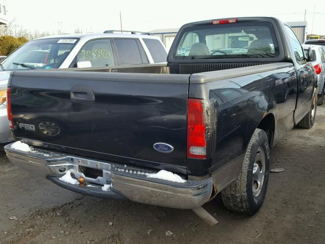 1FTRF17213NA92567 - 2003 FORD F150 Czarny zdjęcie 4