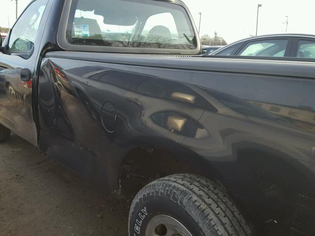 1FTRF17213NA92567 - 2003 FORD F150 BLACK photo 9