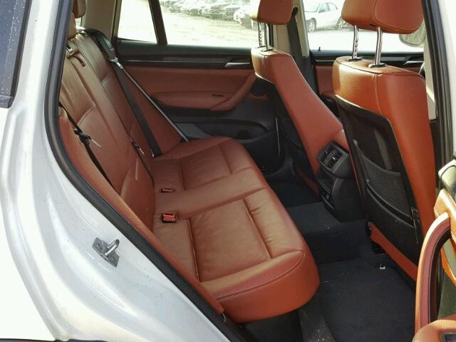 5UXWX5C53BL710603 - 2011 BMW X3 XDRIVE2 WHITE photo 6