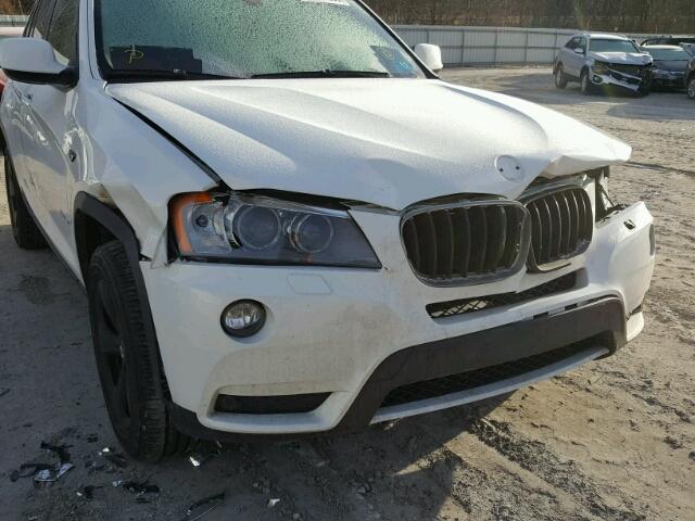5UXWX5C53BL710603 - 2011 BMW X3 XDRIVE2 WHITE photo 9