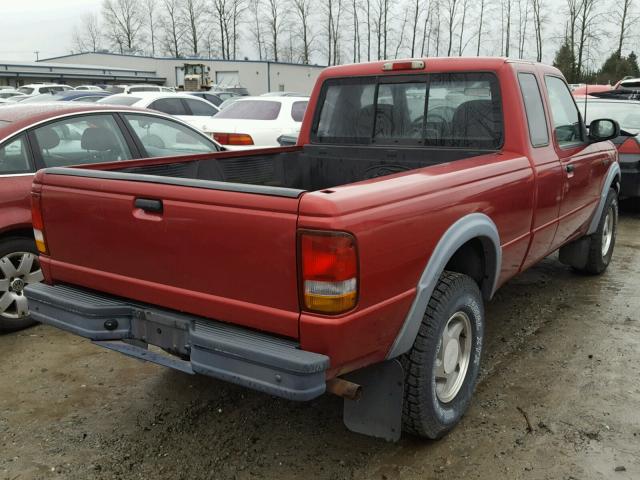 1FTDR15X7RPA58968 - 1994 FORD RANGER SUP RED photo 4