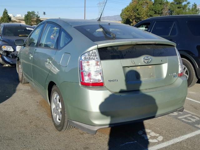 JTDKB20U383440628 - 2008 TOYOTA PRIUS GREEN photo 3