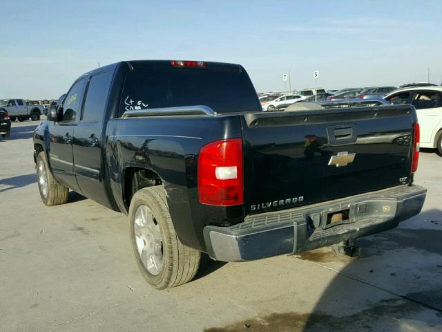 3GCEC13J18G298606 - 2008 CHEVROLET SILVERADO BLACK photo 3