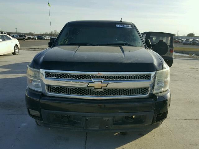 3GCEC13J18G298606 - 2008 CHEVROLET SILVERADO BLACK photo 9