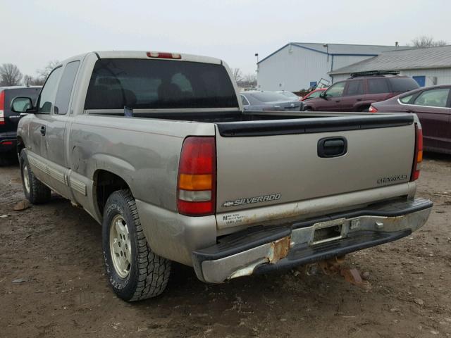 1GCEK19T9YE376407 - 2000 CHEVROLET SILVERADO BEIGE photo 3