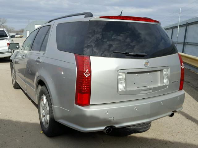 1GYEE637180126537 - 2008 CADILLAC SRX SILVER photo 3