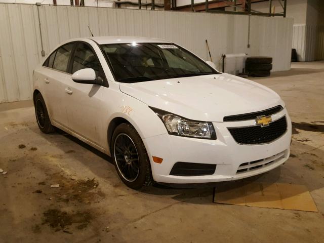 1G1PE5SB1D7126515 - 2013 CHEVROLET CRUZE LT WHITE photo 1