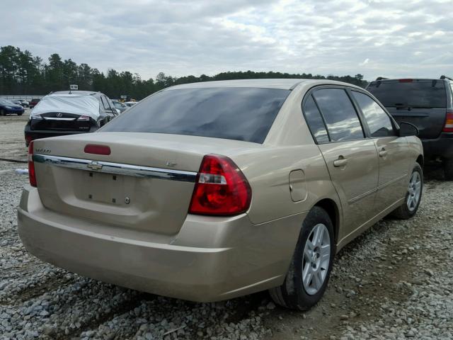 1G1ZT51F16F215092 - 2006 CHEVROLET MALIBU LT GOLD photo 4