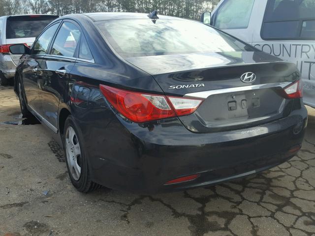 5NPEB4AC0CH450464 - 2012 HYUNDAI SONATA GLS BLACK photo 3