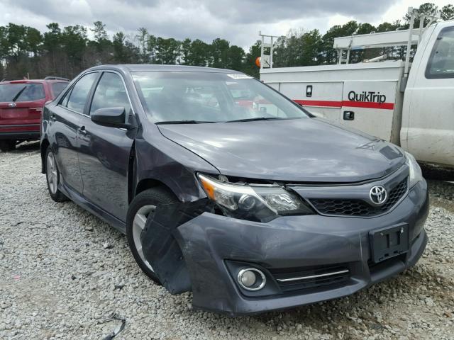 4T1BF1FK4EU824116 - 2014 TOYOTA CAMRY L GRAY photo 1