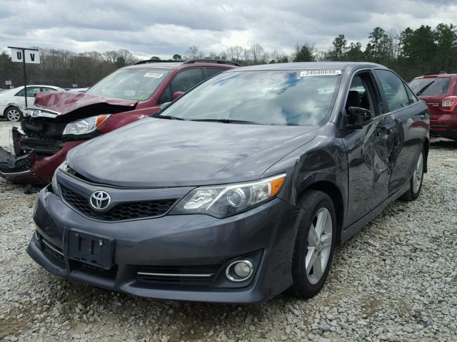 4T1BF1FK4EU824116 - 2014 TOYOTA CAMRY L GRAY photo 2