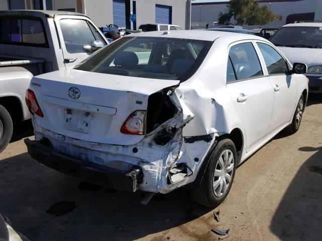 1NXBU4EE2AZ329202 - 2010 TOYOTA COROLLA BA WHITE photo 4