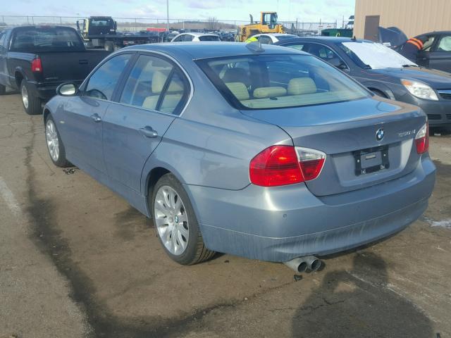 WBAVD33586KV66291 - 2006 BMW 330 XI BLUE photo 3