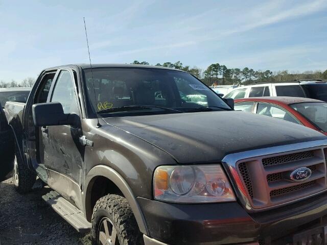 1FTPW14555KE50988 - 2005 FORD F150 SUPER BLACK photo 1