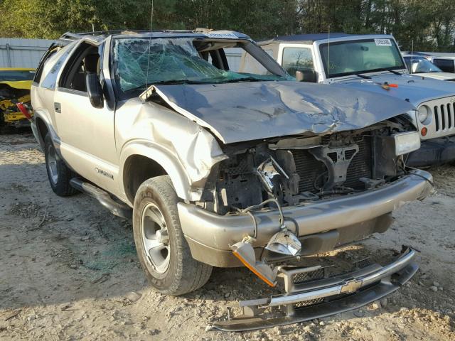 1GNCS18X74K167729 - 2004 CHEVROLET BLAZER BEIGE photo 1