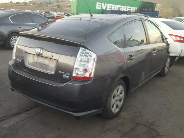 JTDKB20U473220266 - 2007 TOYOTA PRIUS GRAY photo 4