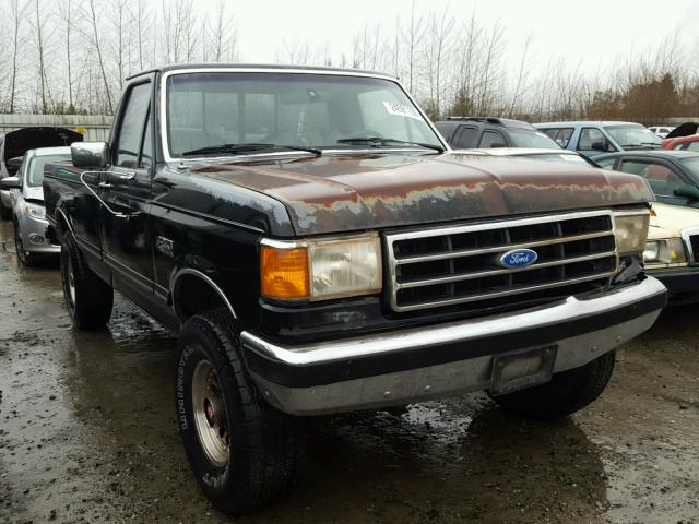 1FTEF26N1LNA96019 - 1990 FORD F250 BLACK photo 1