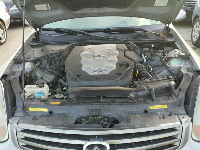 JNKCV51E85M203982 - 2005 INFINITI G35 GRAY photo 7