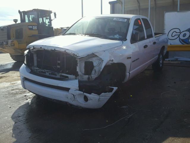 1D7HA182X7S191877 - 2007 DODGE RAM 1500 S WHITE photo 2