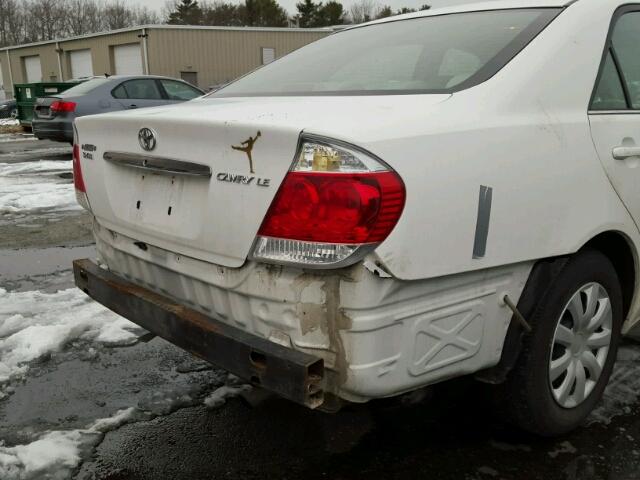 4T1BE32K76U719317 - 2006 TOYOTA CAMRY LE WHITE photo 9