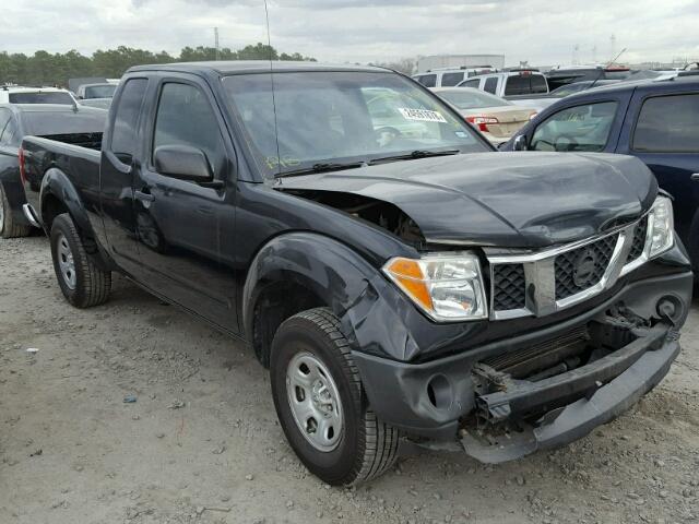 1N6BD06T47C413382 - 2007 NISSAN FRONTIER K BLACK photo 1