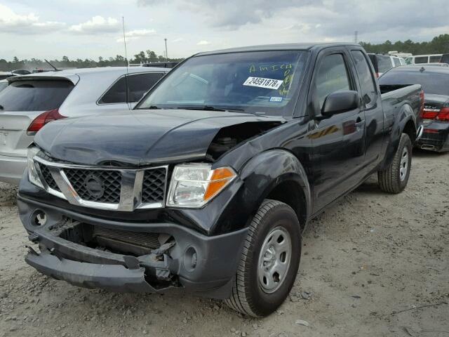 1N6BD06T47C413382 - 2007 NISSAN FRONTIER K BLACK photo 2