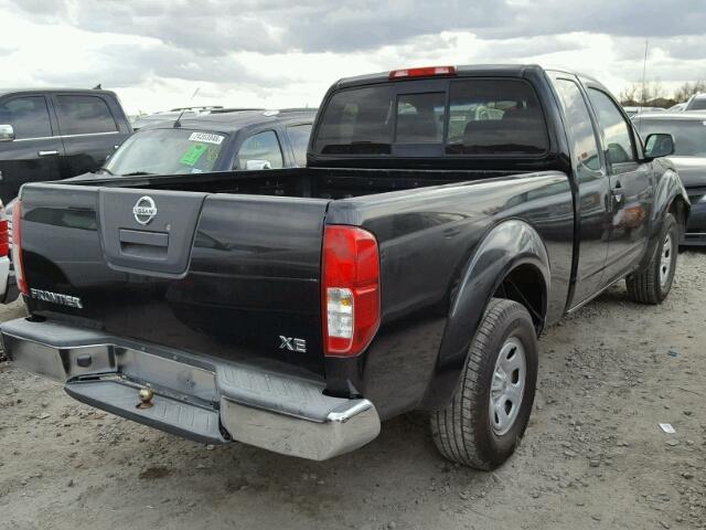 1N6BD06T47C413382 - 2007 NISSAN FRONTIER K BLACK photo 4