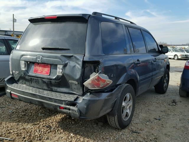 5FNYF18576B010140 - 2006 HONDA PILOT EX GRAY photo 4