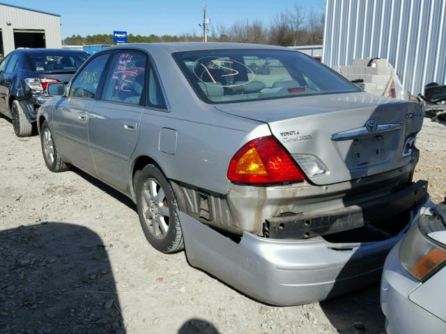 4T1BF28B52U239124 - 2002 TOYOTA AVALON XL SILVER photo 3