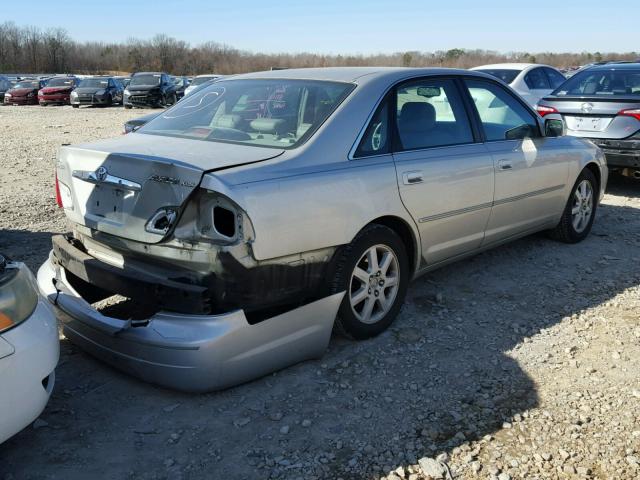 4T1BF28B52U239124 - 2002 TOYOTA AVALON XL SILVER photo 4