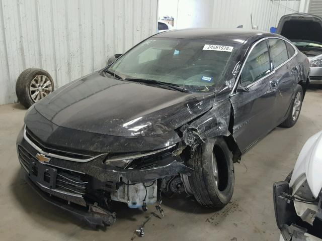 1G1ZB5ST3GF284164 - 2016 CHEVROLET MALIBU LS შავი ფოტო 2