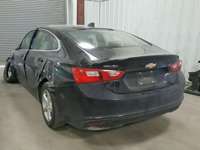 1G1ZB5ST3GF284164 - 2016 CHEVROLET MALIBU LS შავი ფოტო 3