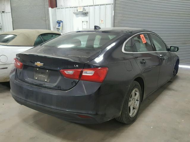 1G1ZB5ST3GF284164 - 2016 CHEVROLET MALIBU LS შავი ფოტო 4