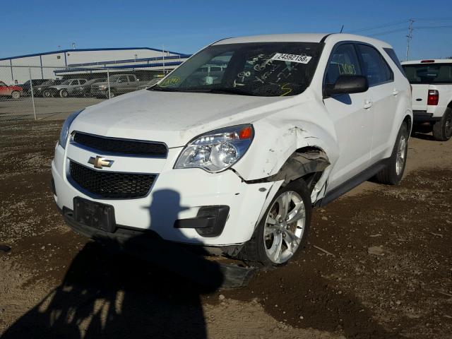 2GNALLEK6F6291151 - 2015 CHEVROLET EQUINOX L WHITE photo 2