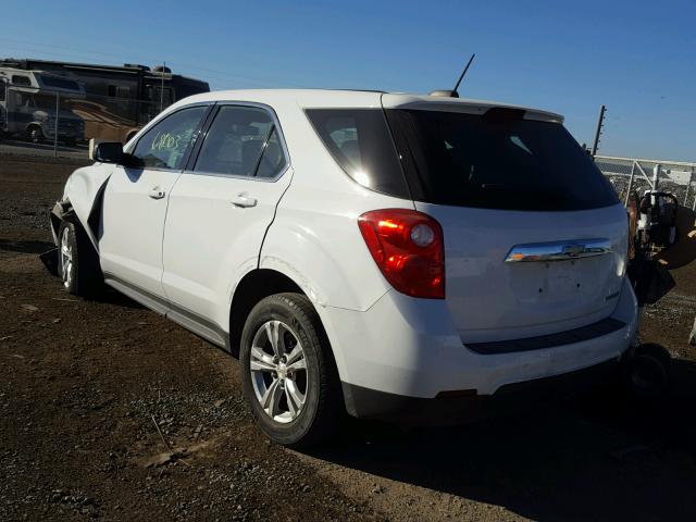 2GNALLEK6F6291151 - 2015 CHEVROLET EQUINOX L WHITE photo 3