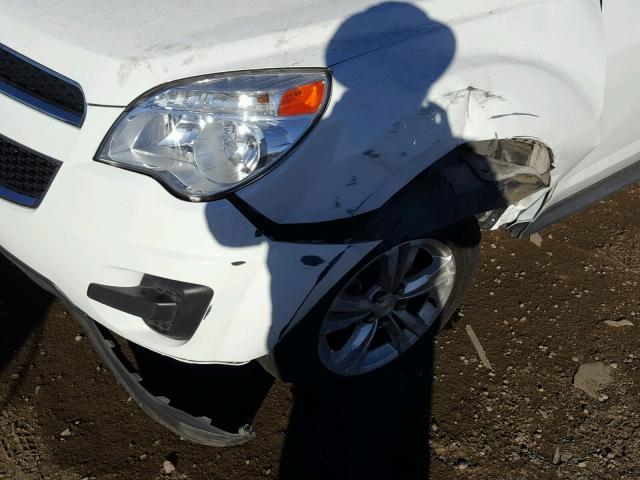 2GNALLEK6F6291151 - 2015 CHEVROLET EQUINOX L WHITE photo 9