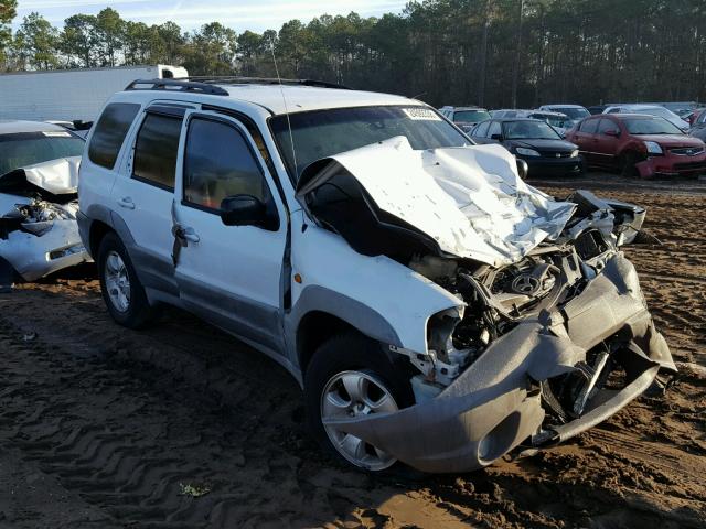 4F2YU07132KM05850 - 2002 MAZDA TRIBUTE DX WHITE photo 1