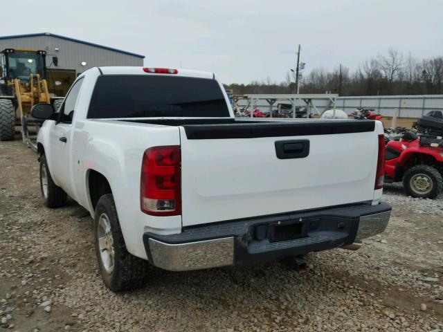 1GTPCTEA0AZ292724 - 2010 GMC SIERRA C15 WHITE photo 3