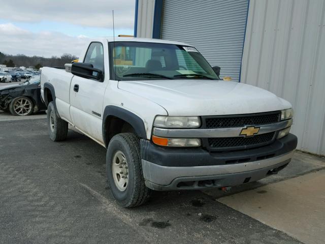 1GCHK24U81E241492 - 2001 CHEVROLET SILVERADO WHITE photo 1