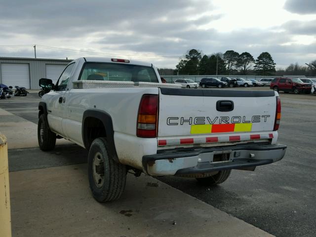 1GCHK24U81E241492 - 2001 CHEVROLET SILVERADO WHITE photo 3