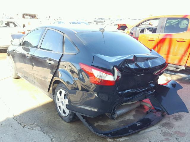 1FAHP3E28CL428790 - 2012 FORD FOCUS S BLACK photo 3