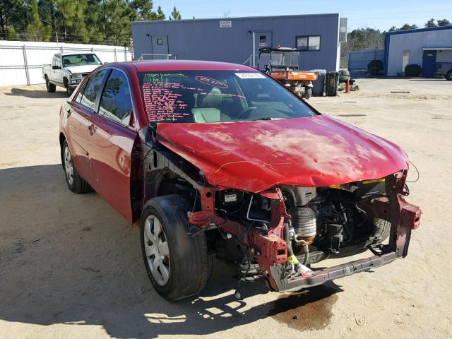 4T1BE46K19U353911 - 2009 TOYOTA CAMRY BASE RED photo 1