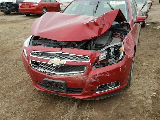 1G11J5SX0DF222526 - 2013 CHEVROLET MALIBU LTZ RED photo 9